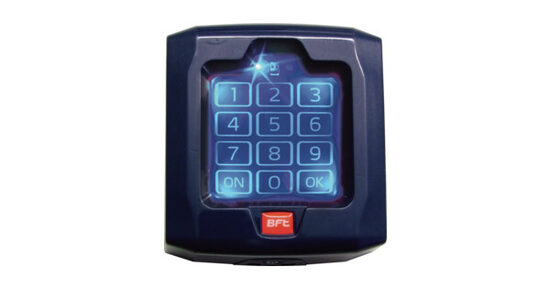 BFT Q.BO Touch – bezvadu digitālā tastatūra automātiskajiem vārtiem