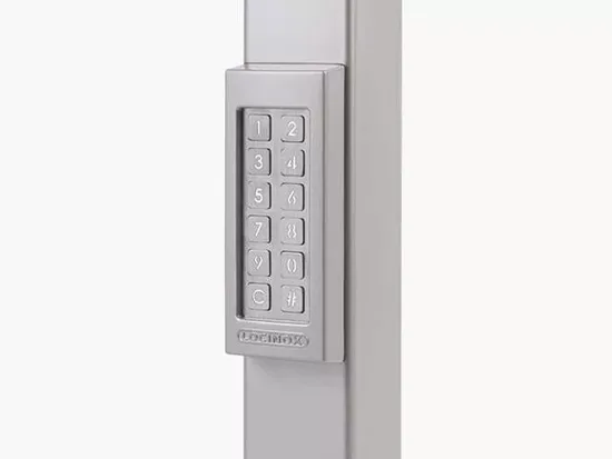 Locinox SLIMSTONE 2 – piekļuves koda panelis, sudraba krāsā